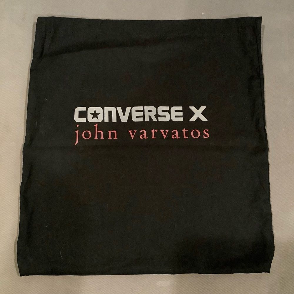 Converse John Varvatos Dust Bag Black Nwot